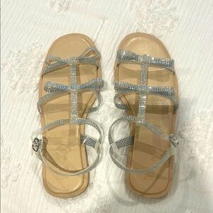 Zara Silver Strappy Sandals